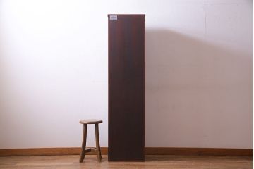 【S様・O様ご決済用】中古　岩谷堂箪笥　No.114　スリムで便利な多目棚(収納棚、キャビネット)(定価約30万円)(R-037305)