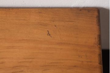 レトロ家具　和製アンティーク　昭和初期　楠材　優しげな木目が品のある小引き出し(小物収納)(R-037310)