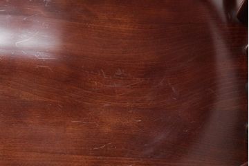 ビンテージ家具　柏木工(カシワ、KASHIWA)　カバ材　飴色の艶と質感が品のあるチェア(ダイニングチェア、ウィンザーチェア、ウインザーチェア)(R-037317)
