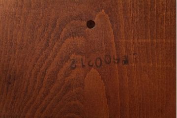 ビンテージ家具　柏木工(カシワ、KASHIWA)　カバ材　飴色の艶と質感が品のあるチェア(ダイニングチェア、ウィンザーチェア、ウインザーチェア)(R-037318)
