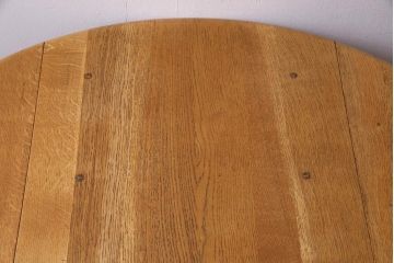 ヴィンテージ家具　英国イギリスビンテージ　ERCOL(アーコール)　オーク材製ダイニングテーブル(バタフライテーブル、エクステンションテーブル)(R-037321)