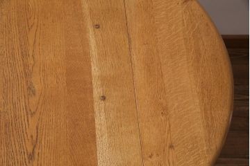 ヴィンテージ家具　英国イギリスビンテージ　ERCOL(アーコール)　オーク材製ダイニングテーブル(バタフライテーブル、エクステンションテーブル)(R-037321)