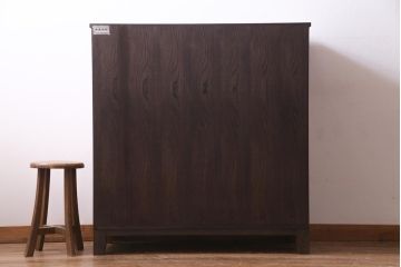 当店リメイク家具　岩谷堂箪笥　獅子金具　脚付整理タンス(和タンス、チェスト、戸棚)(R-037322)