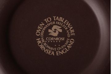 イギリスビンテージ　HORNSEA(ホーンジー)　Cornrose(コーンローズ)　カップ&ソーサー3客セット(R-037323)