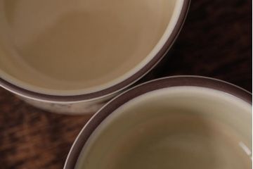 イギリスビンテージ　HORNSEA(ホーンジー)　Cornrose(コーンローズ)　カップ&ソーサー2客セット(R-037324)