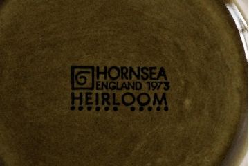 ヴィンテージ雑貨　イギリスビンテージ　HORNSEA(ホーンジー)　HEIRLOOM(エアルーム)　カップ&ソーサー3客セット(R-037325)