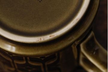 ヴィンテージ雑貨　イギリスビンテージ　HORNSEA(ホーンジー)　HEIRLOOM(エアルーム)　カップ&ソーサー3客セット(R-037325)