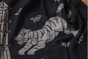 アンティーク雑貨　戦前　スタンダード石油　SOCONY　木綿半纏(R-037330)