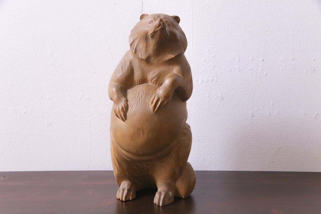 不思議な 木彫 人物像 No.3 古道具 アンティーク オブジェ Amazon｜ビンテージウッド3サル像小彫刻木彫り面白い置物