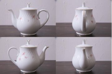 アンティーク雑貨　RC　ノリタケ(日陶・則武)　ホームセット(ポット、皿、カップ&ソーサー)(R-037334)