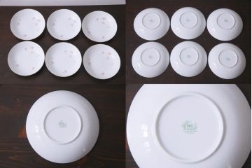 アンティーク雑貨　RC　ノリタケ(日陶・則武)　ホームセット(ポット、皿、カップ&ソーサー)(R-037334)
