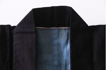 アンティーク雑貨　戦前　日本酒栄駒　木綿半纏(R-037336)