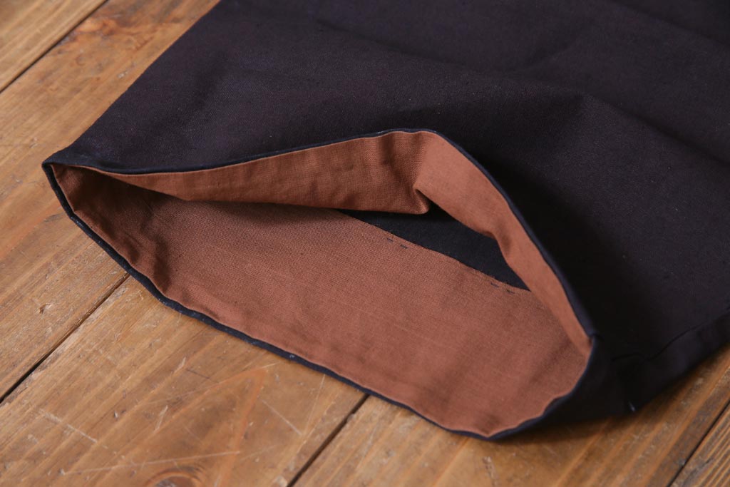 アンティーク雑貨　戦前　日本酒栄駒　木綿半纏(R-037336)