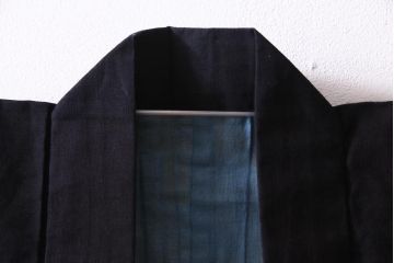 アンティーク雑貨　戦前　日本酒栄駒　木綿半纏(R-037337)