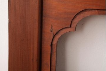 アンティーク家具　鷲と松の図　和の雰囲気を高める欄間(明り取り、ガラス無し)(R-037340)