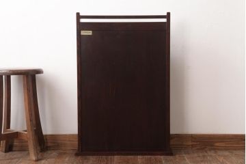 中古　北海道民芸家具　♯815　和洋どちらにも馴染むシンプルで上品なスリッパ立て(スリッパラック)(R-037343)