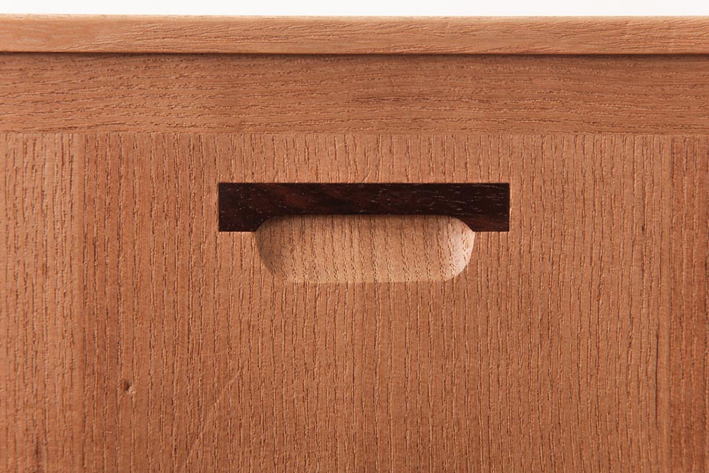 アンティーク雑貨　指物　桐材　シンプルな上手物の書箱(書類箱、帳簿入れ)(R-037346)