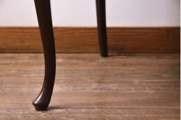 アンティーク家具　英国　イギリスヴィンテージ　ウォールナット材　猫脚セティ(二人掛けソファ、ダイニングソファ、ビンテージ)(R-037349)
