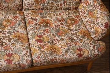 ヴィンテージ家具　英国イギリスビンテージ　ERCOL(アーコール)　ジュビリー(Jubilee)　3人掛けソファ(三人掛け、イージーチェア)(R-037350)
