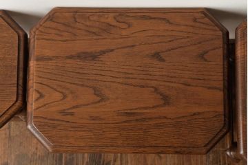 中古　海外輸入家具　クラシックカントリーにおすすめなオーク材製ネストテーブル(サイドテーブル)(R-037353)