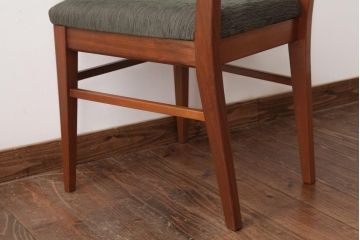 ヴィンテージ家具　イギリスビンテージ　ビーチ材　味のある趣のワークチェア(椅子)(R-037358)