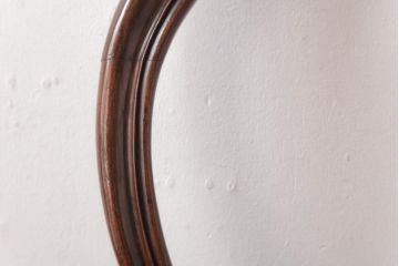 アンティーク家具　イギリスアンティーク　マホガニー材　優雅なバルーンバックチェア(ダイニングチェア、椅子)(R-037360)
