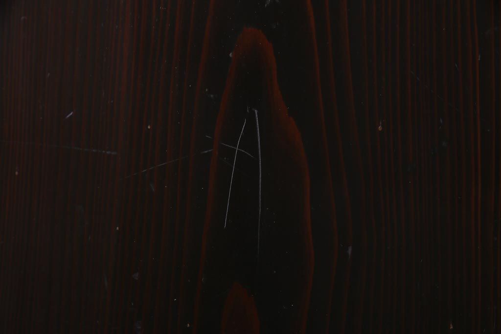 アンティーク建具　和製アンティーク　漆塗り　味わいたっぷりの明治大正期の板戸(引き戸、建具)2枚セット(R-037364)