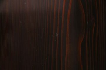 アンティーク建具　和製アンティーク　漆塗り　味わいたっぷりの明治大正期の板戸(引き戸、建具)2枚セット(R-037364)