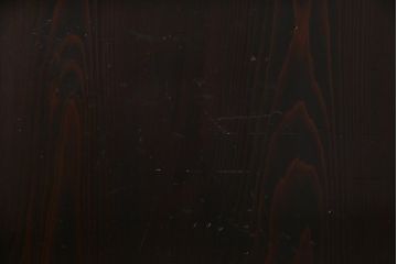 アンティーク建具　和製アンティーク　漆塗り　味わいたっぷりの明治大正期の板戸(引き戸、建具)2枚セット(R-037364)