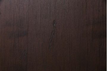 レトロ建具　昭和中期　落ち着いた色味が味わい感じる木製ドア(扉、建具)