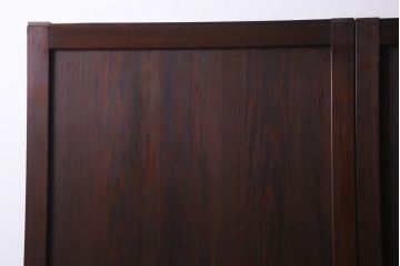 アンティーク建具　和製アンティーク　明治大正期　落ち着いた印象の板戸2枚セット(R-037368)