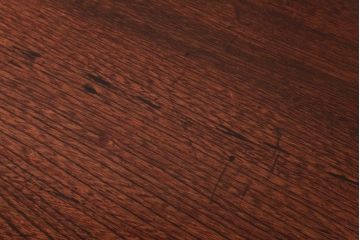 レトロ家具　栓材一枚板　シンプルで使い勝手の良い角ちゃぶ台(ローテーブル)(R-037372)