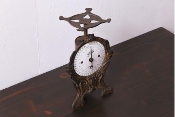 アンティーク雑貨 ドイツ KRUPS(クラップス) アイアン製 キッチンスケール(秤、はかり)(R-037373)