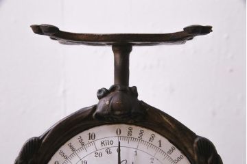 アンティーク雑貨 ドイツ KRUPS(クラップス) アイアン製 キッチンスケール(秤、はかり)(R-037373)