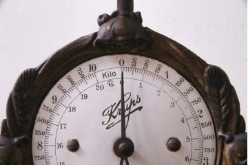 アンティーク雑貨 ドイツ KRUPS(クラップス) アイアン製 キッチンスケール(秤、はかり)(R-037373)