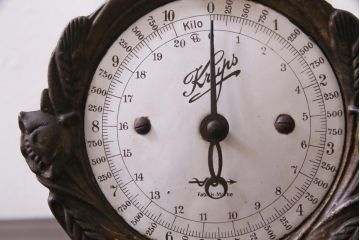 アンティーク雑貨 ドイツ KRUPS(クラップス) アイアン製 キッチンスケール(秤、はかり)(R-037373)