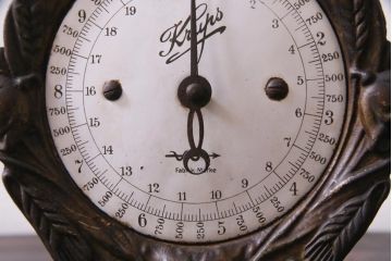 アンティーク雑貨 ドイツ KRUPS(クラップス) アイアン製 キッチンスケール(秤、はかり)(R-037373)