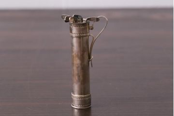 アンティーク雑貨　シルバー製　ゴルフバック楊枝入れ　アイアン楊枝(銀製ピック)(R-037395)