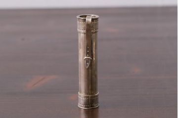 アンティーク雑貨　シルバー製　ゴルフバック楊枝入れ　アイアン楊枝(銀製ピック)(R-037395)
