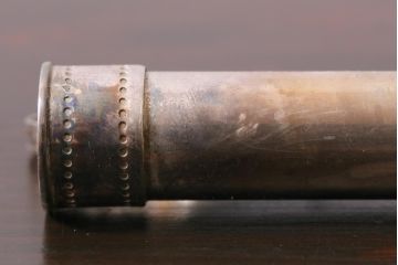 アンティーク雑貨　シルバー製　ゴルフバック楊枝入れ　アイアン楊枝(銀製ピック)(R-037395)