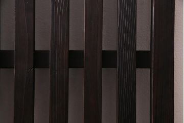 アンティーク建具　和製アンティーク　明治大正期　和の雰囲気漂うシンプルな格子戸1枚(建具、引き戸)(R-037403)