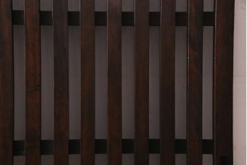 アンティーク建具　和製アンティーク　明治大正期　和の雰囲気漂うシンプルな格子戸1枚(建具、引き戸)(R-037403)