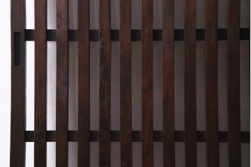 アンティーク建具　和製アンティーク　明治大正期　和の雰囲気漂うシンプルな格子戸1枚(建具、引き戸)(R-037404)