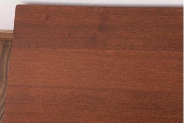 レトロ家具　エンジュ材　漆塗り　折り畳み式の珍しい座卓(ローテーブル)(R-037406)