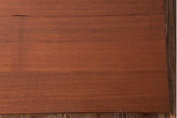 レトロ家具　エンジュ材　漆塗り　折り畳み式の珍しい座卓(ローテーブル)(R-037406)
