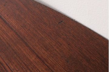 レトロ家具　渋みのある小さなちゃぶ台(ローテーブル)(R-037407)