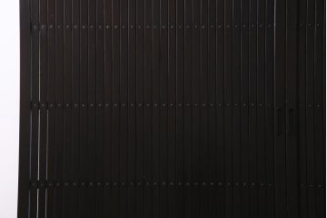 アンティーク建具　和製アンティーク　深い色合いが趣きのある平格子戸2枚セット(引き戸、建具)(R-037411)