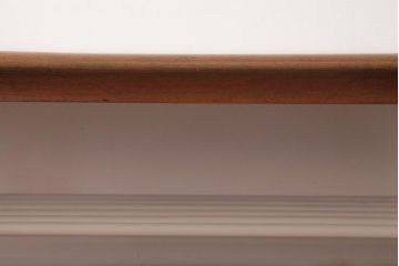 ヴィンテージ家具　イギリスビンテージ　ERCOL(アーコール)　マガジンラック付き　ナチュラルペイントコーヒーテーブル(センターテーブル)(R-037429)