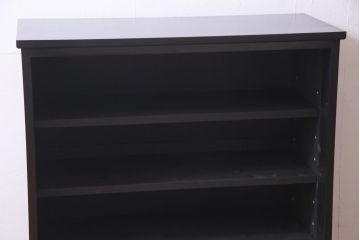 アンティーク家具　ラフジュ工房オリジナル　古建具リメイク　組子の引き戸が風情漂うキャビネット(収納棚、戸棚、書院戸)(R-037430)