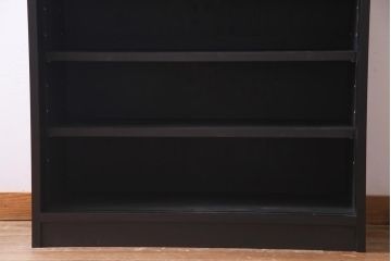 アンティーク家具　ラフジュ工房オリジナル　古建具リメイク　組子の引き戸が風情漂うキャビネット(収納棚、戸棚、書院戸)(R-037430)